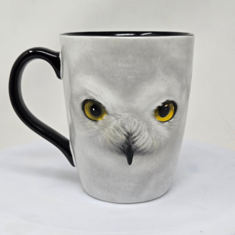 Harry Potter Hedwig Owl Mug Universal Orlando Wizarding World White Black Cup